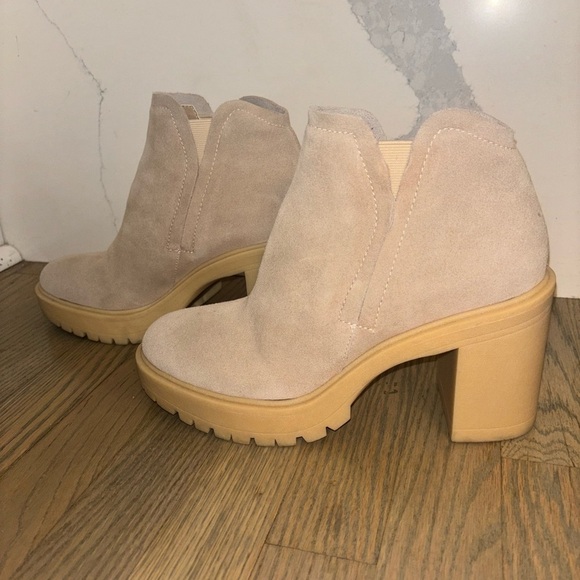 Dolce Vita Cashe H2O Waterproof Boots in Dune Suede Size 9.5 - Picture 10 of 14